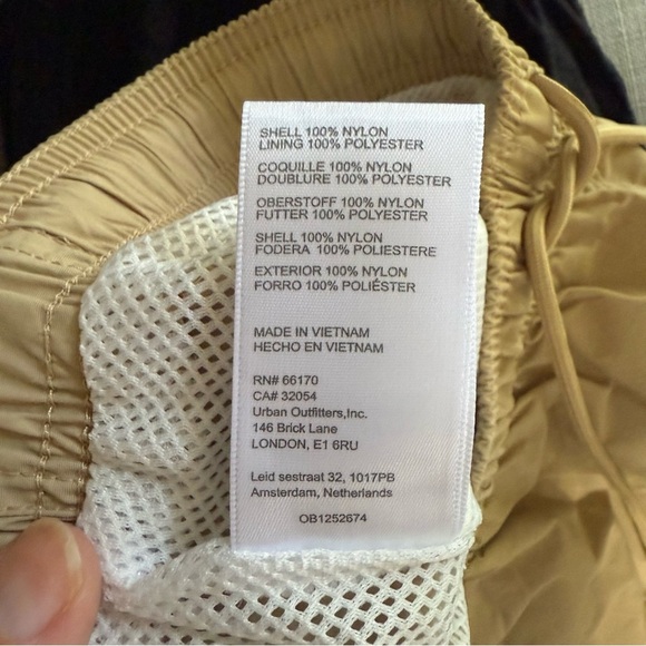 Urban Outfitters Standard Cloth Khaki Elastic Waist Shorts XL - Picture 7 of 7